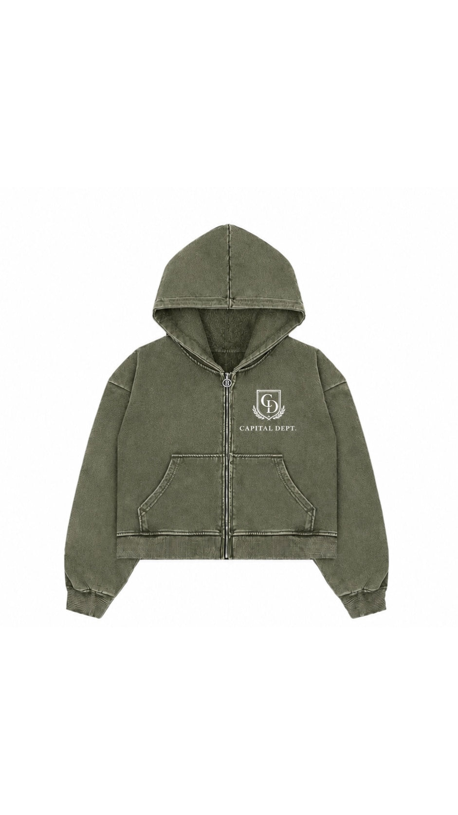 Capital Dept Green Zip Up